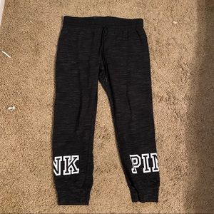 Victoria’s Secret PINK Black Sweatpant Joggers
